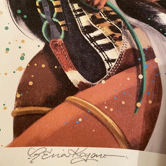 Reina Koyano signed print - Picture 2 of 2